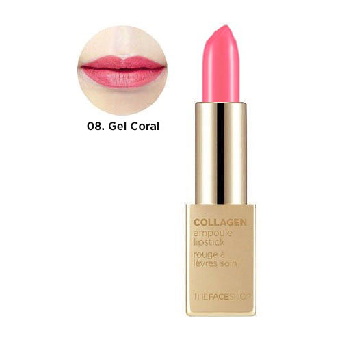Son Thỏi COLLAGEN AMPOULE LIPSTICK 08 (Gel Coral)