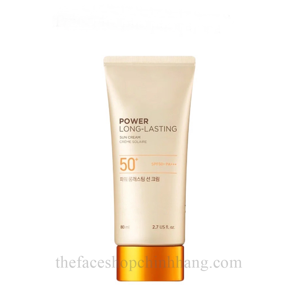 Kem chống nắng Power Long-Lasting Sun Cream SPF50+ PA+++ (80ml)